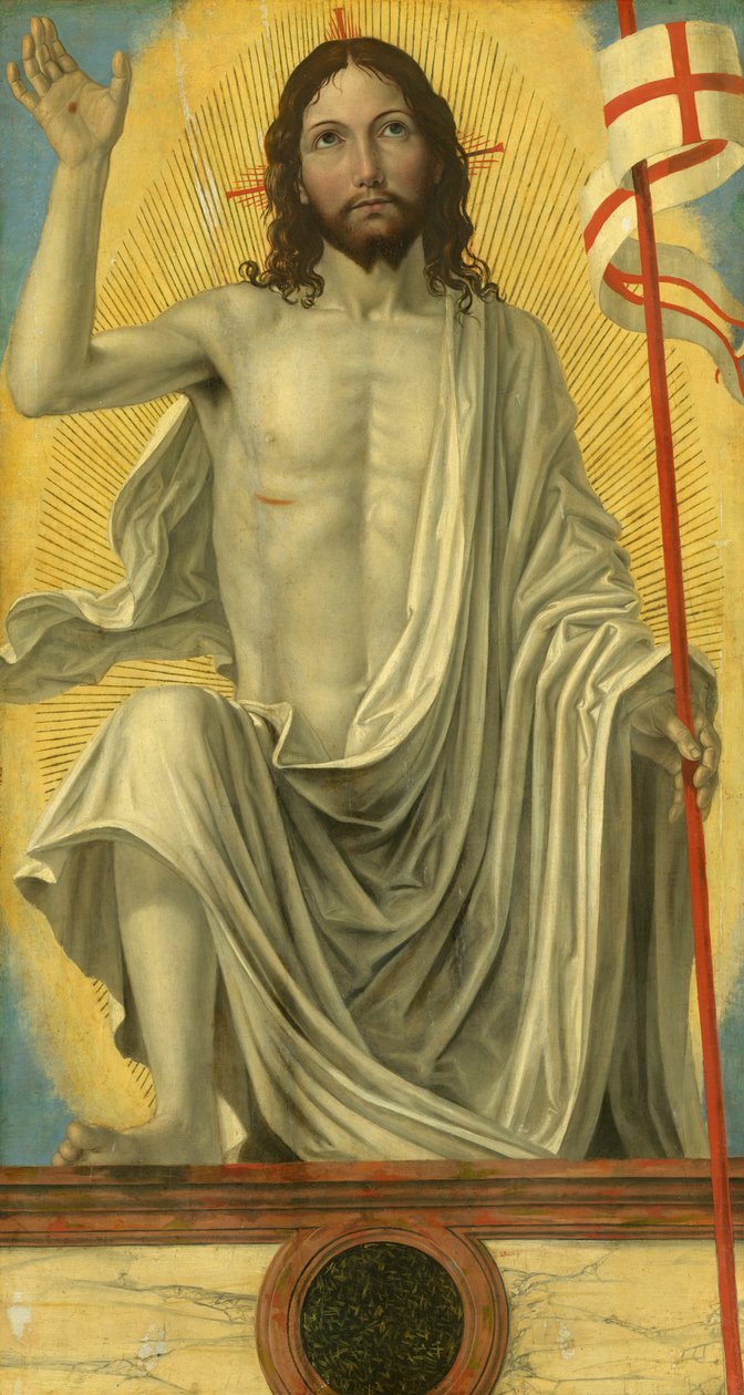 Kristus vstal z hrobu od Bergognone