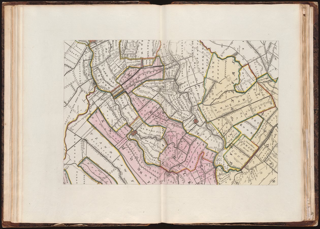 Nová mapa Lande of Utrecht podle Ordre van d