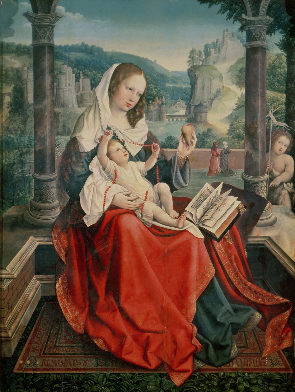 Panna a dítě od Bernard van Orley