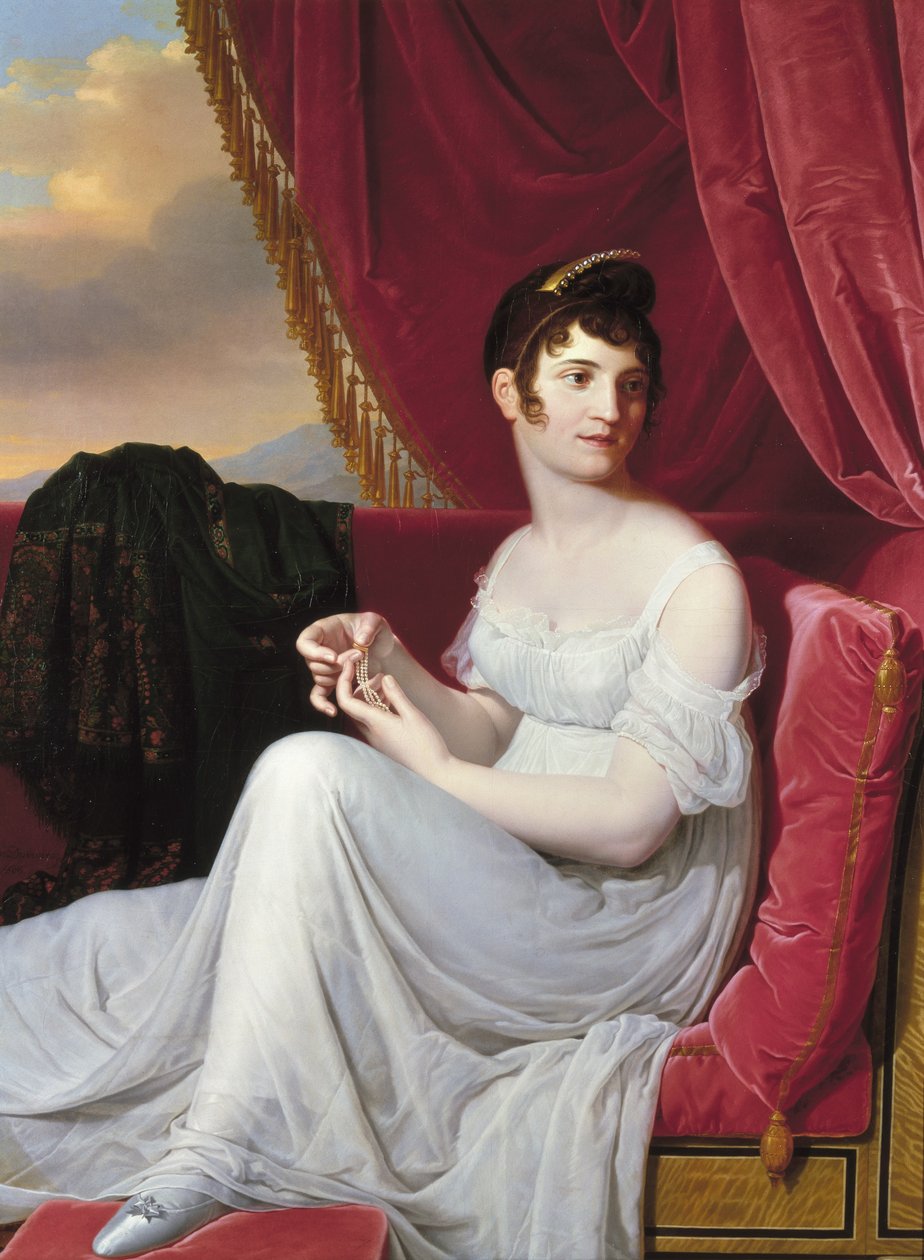 Portrét Madame Tallien, 1806 od Bernard Duvivier