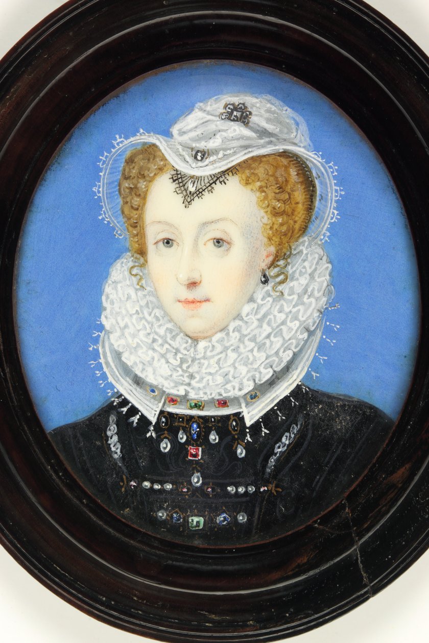 Queen Elizabeth I (smalt) od Bernard III Lens