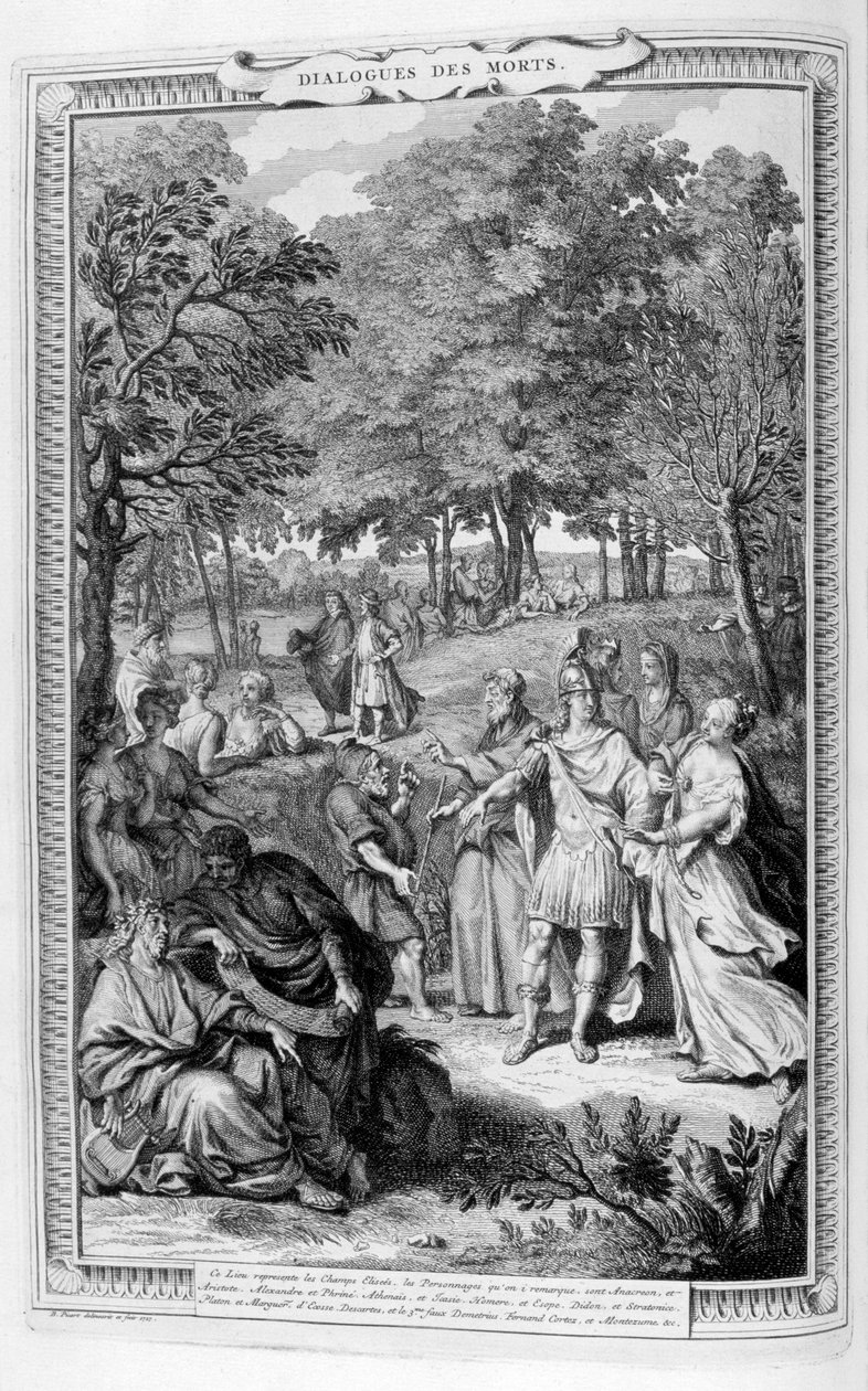 Dialogy mrtvých, 1728. od Bernard Picart