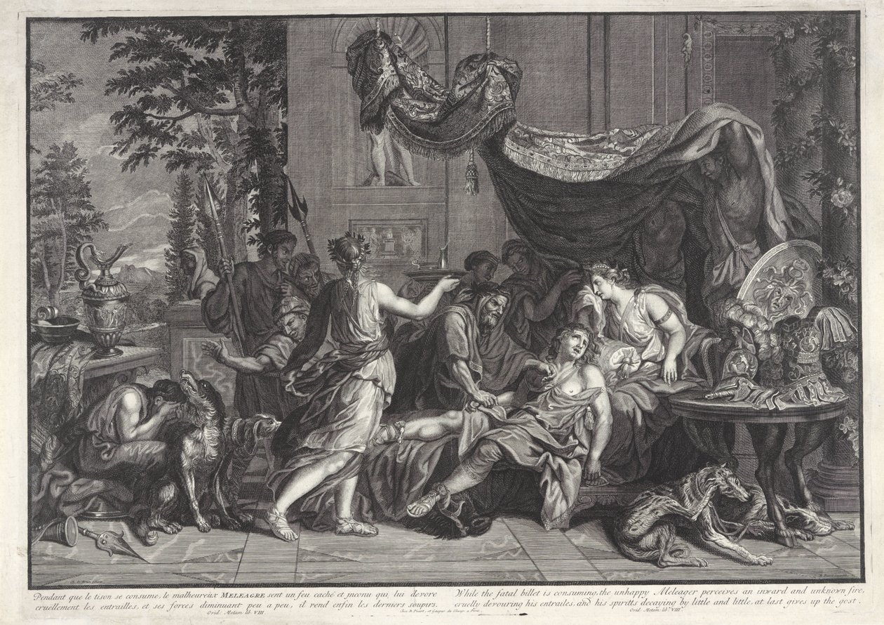 Smrt Meleagera Historie Meleager (název série) od Bernard Picart