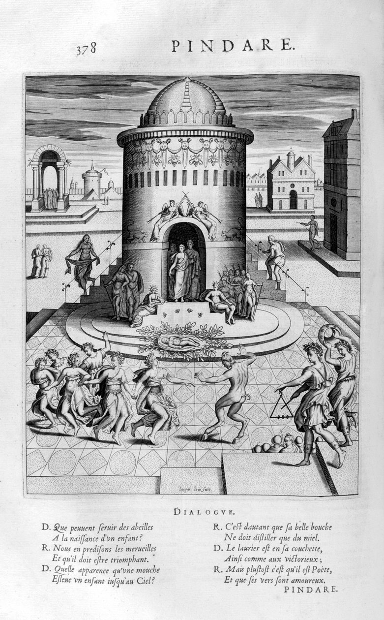 Pindare, 1615 od Bernard Picart