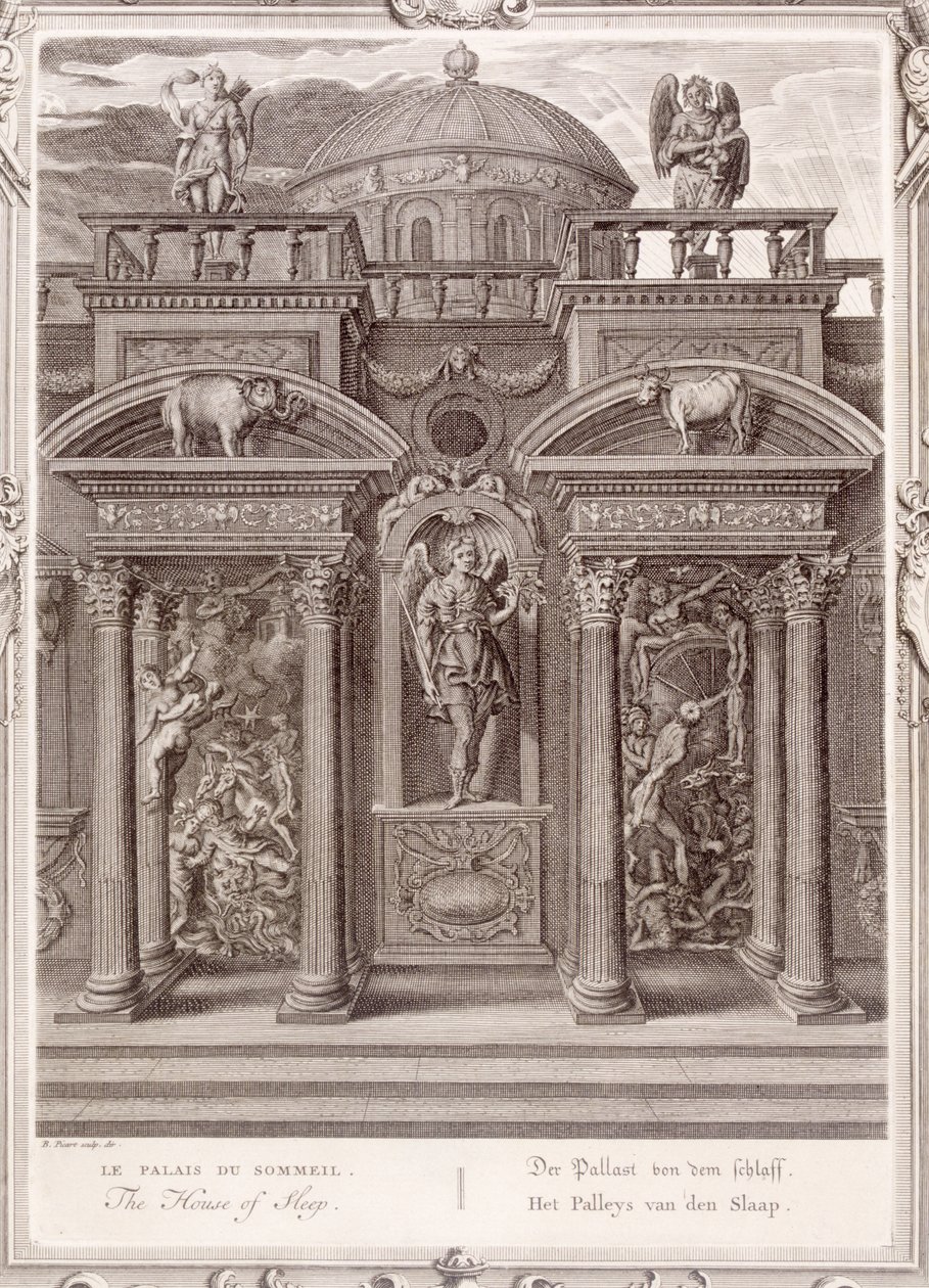 Dům spánku, 1731 od Bernard Picart
