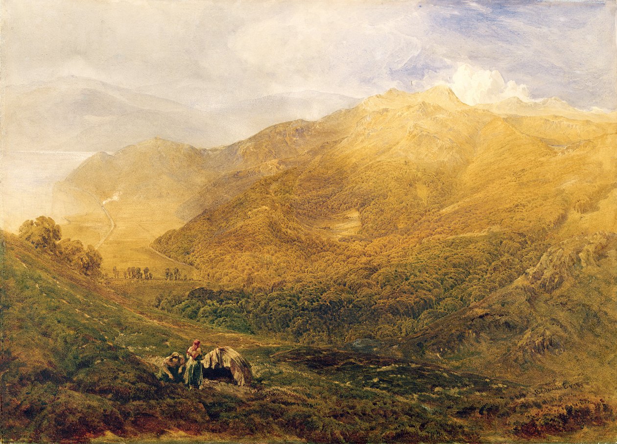 Arthog, poblíž Barmouth (olej na plátně) od Bernard Walter Evans