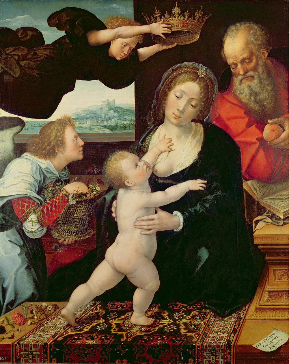 Svatá rodina, 1522 od Bernard van Orley