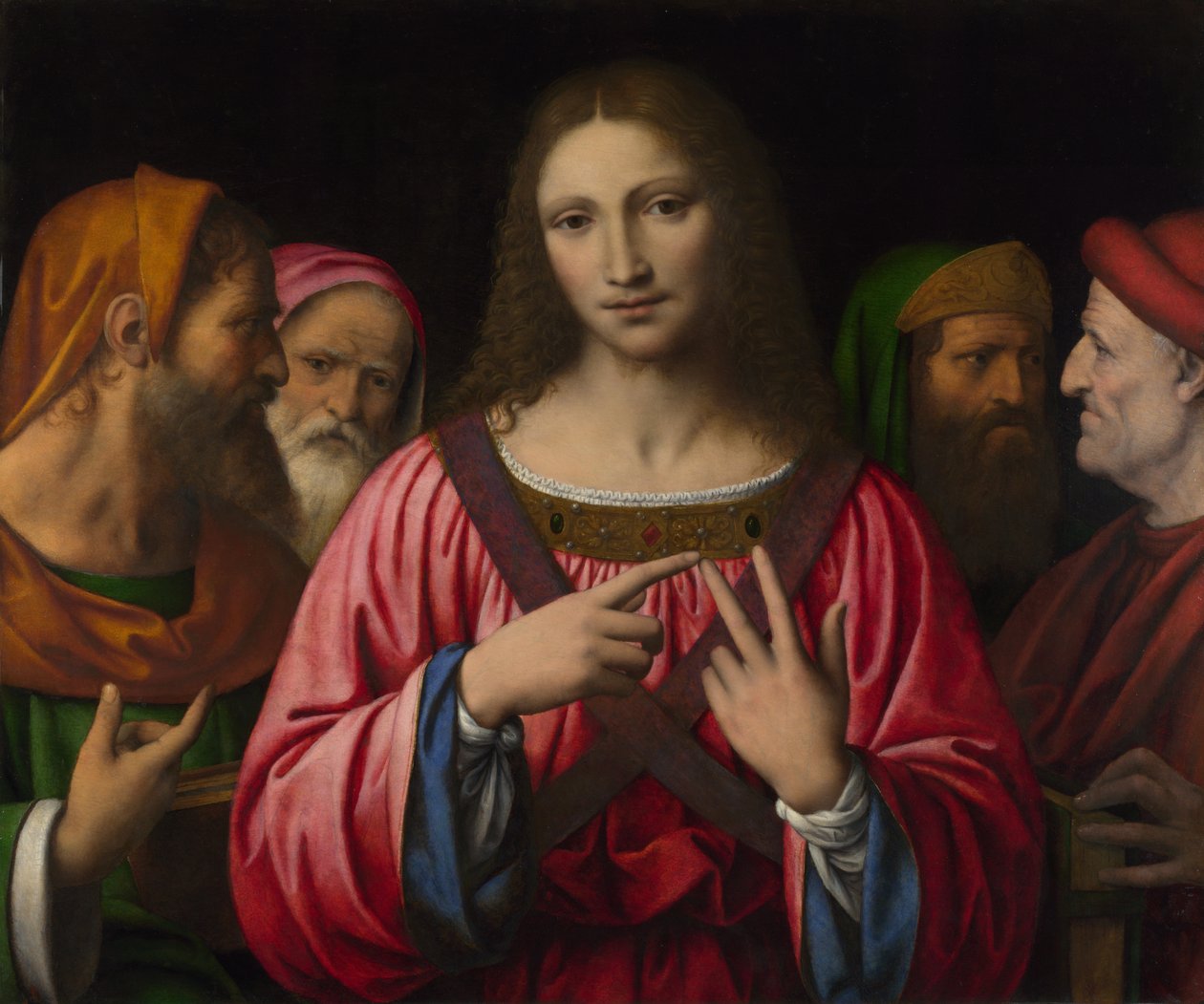 Kristus mezi doktory od Bernardino Luini