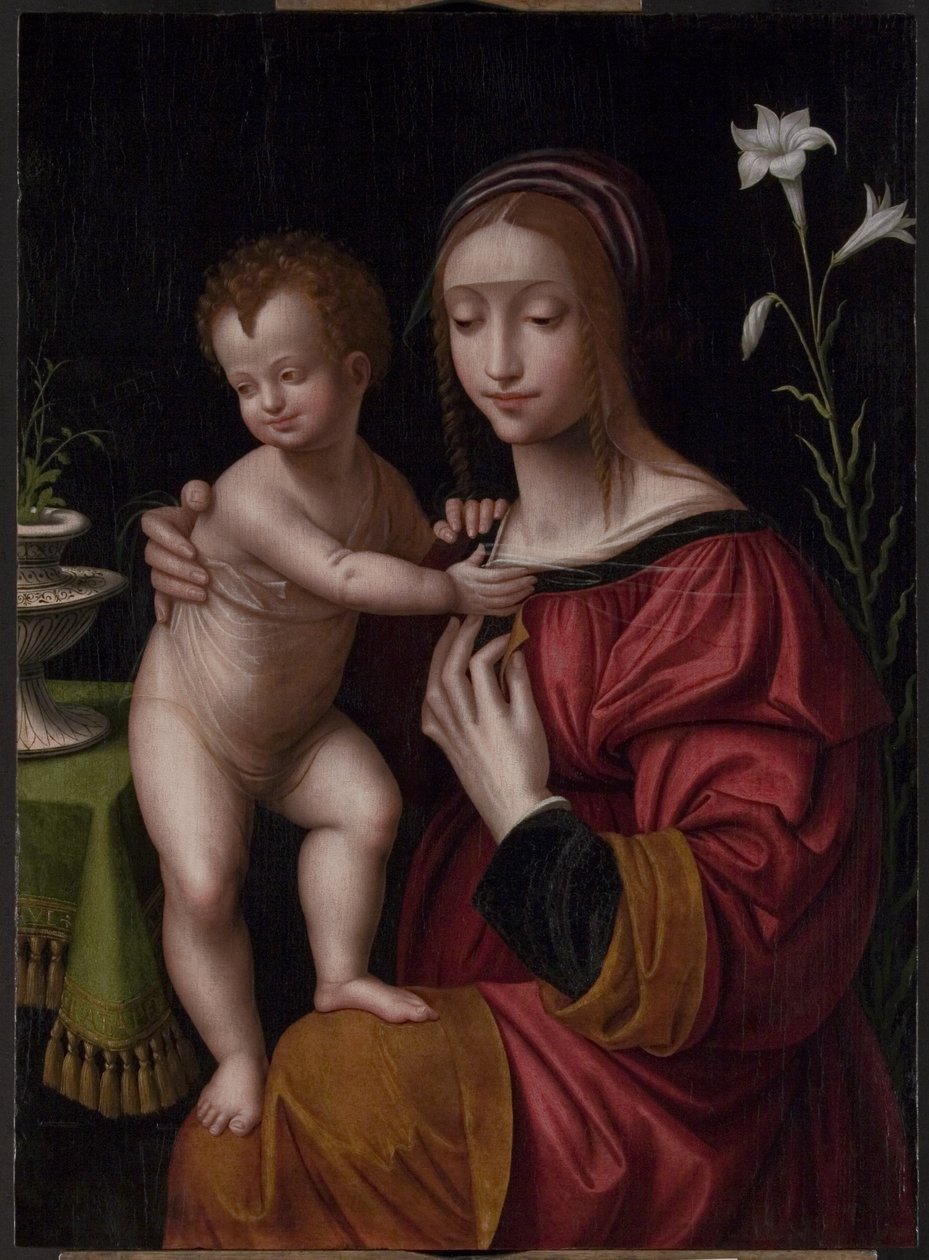 Madonna s dítětem od Bernardino Luini