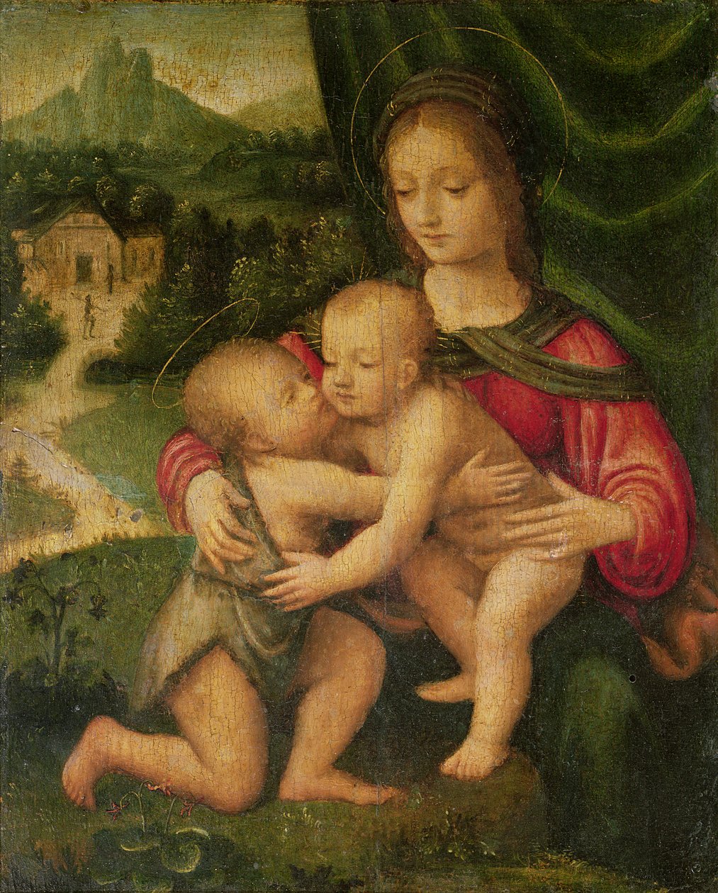 Madona s dítětem se svatým Janem od Bernardino Luini