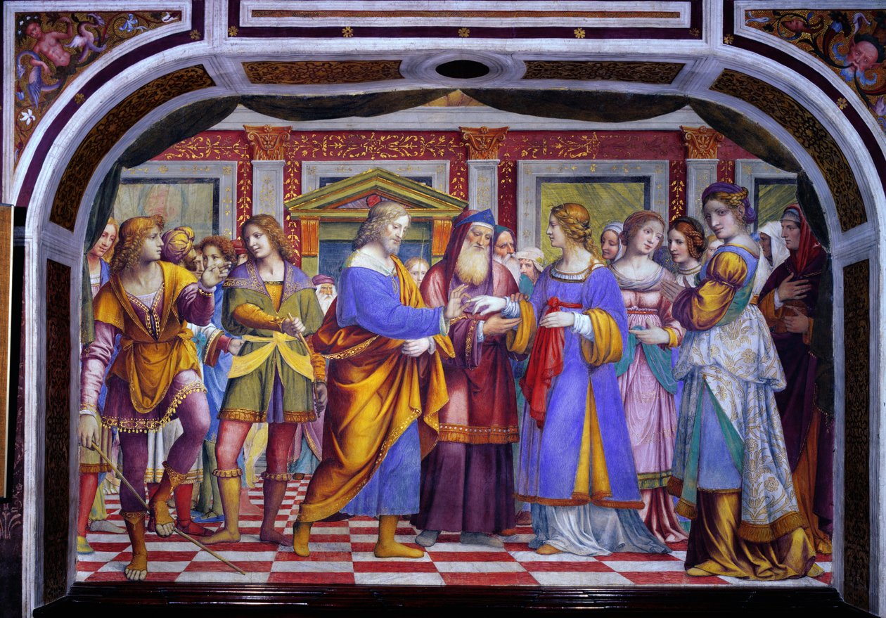 Svatba Panny, 1525 od Bernardino Luini