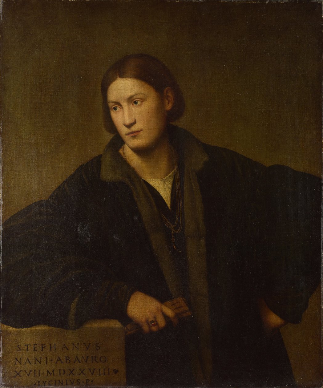 Portrét Stefano Nani, 1528 od Bernardino Licinio