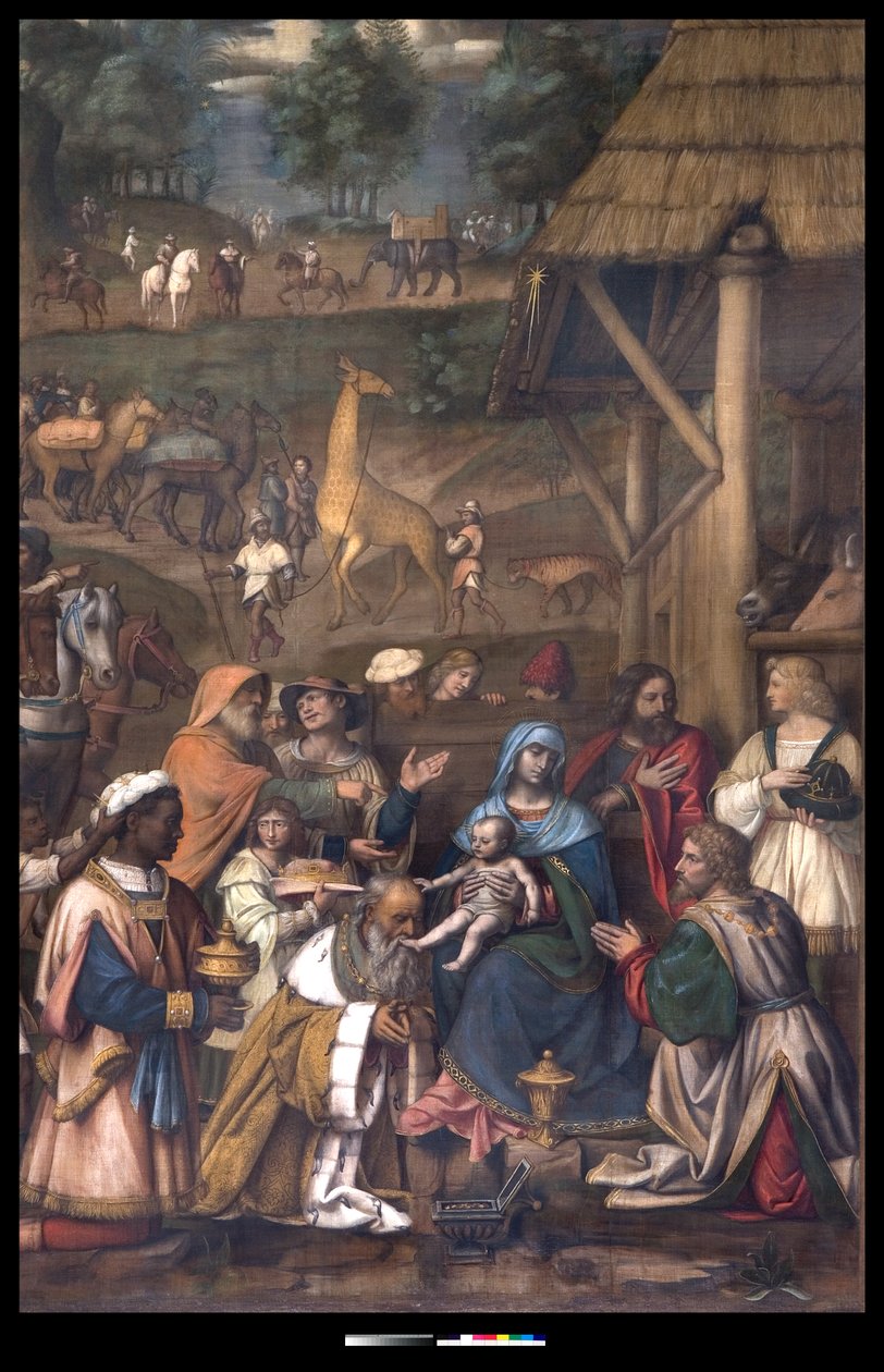 Klanění tří králů, 1513 od Bernardino Luini