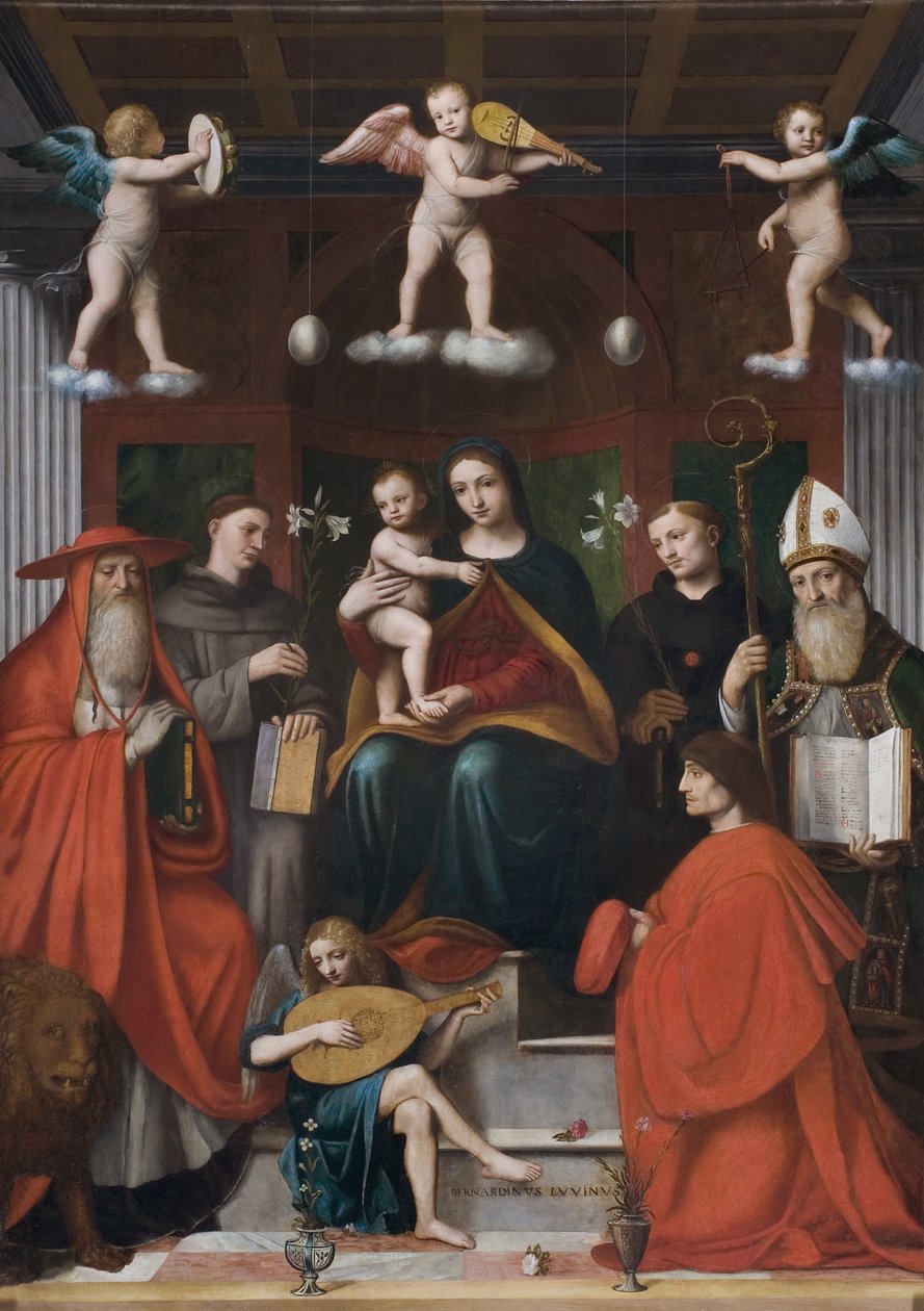 Holy Chonversion, několik raimondi, 1-6 od Bernardino Luini