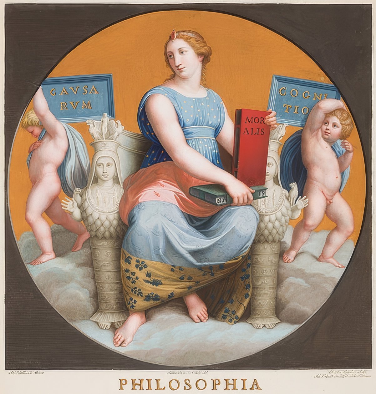 Filosofie (Stanze della Segnatura) od Bernardino Nocchi