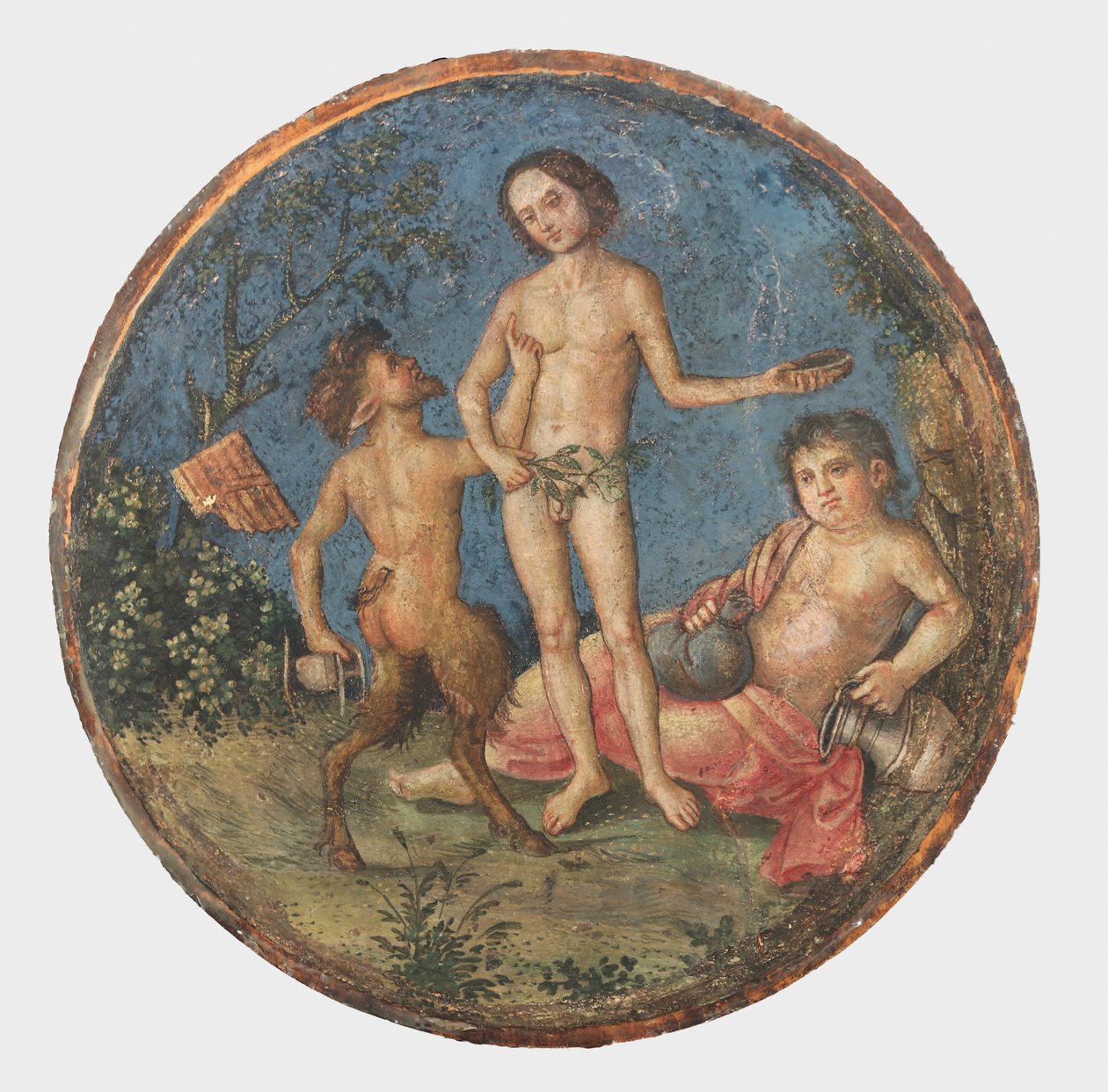 Bacchus, Pan a Silenus, ca. 1509 od Bernardino Pinturicchio