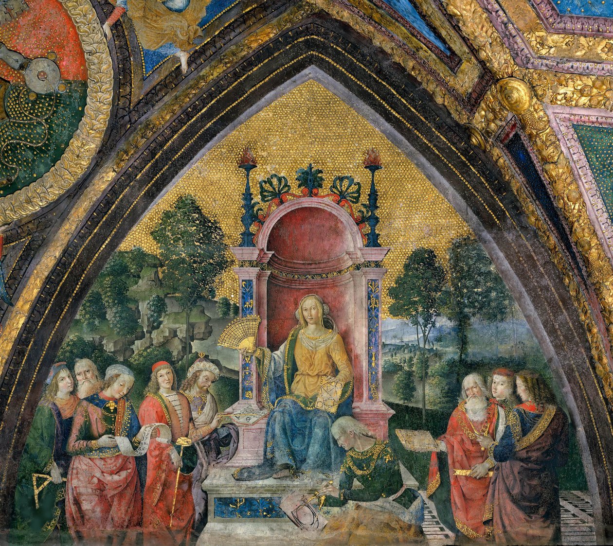 Geometrie, 1492-1494. od Bernardino Pinturicchio