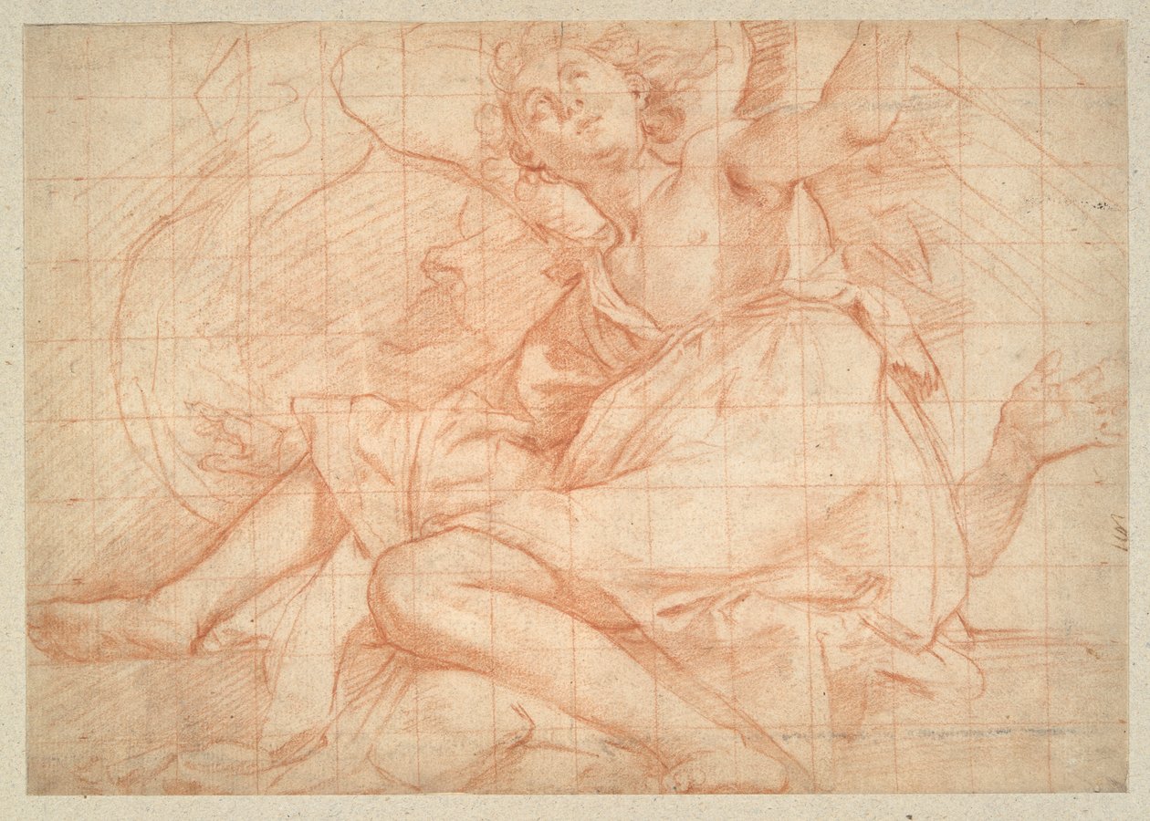 Studie anděla od Bernardino Poccetti