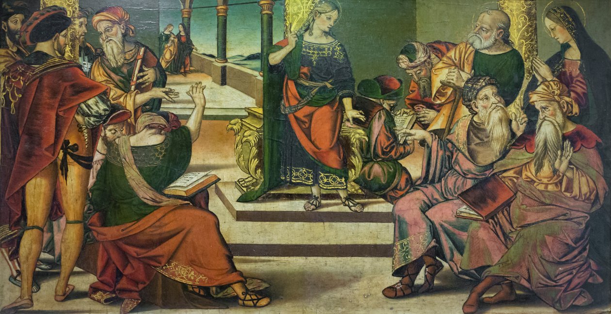 Kristus mezi lékaři od Bernardino di Mariotto