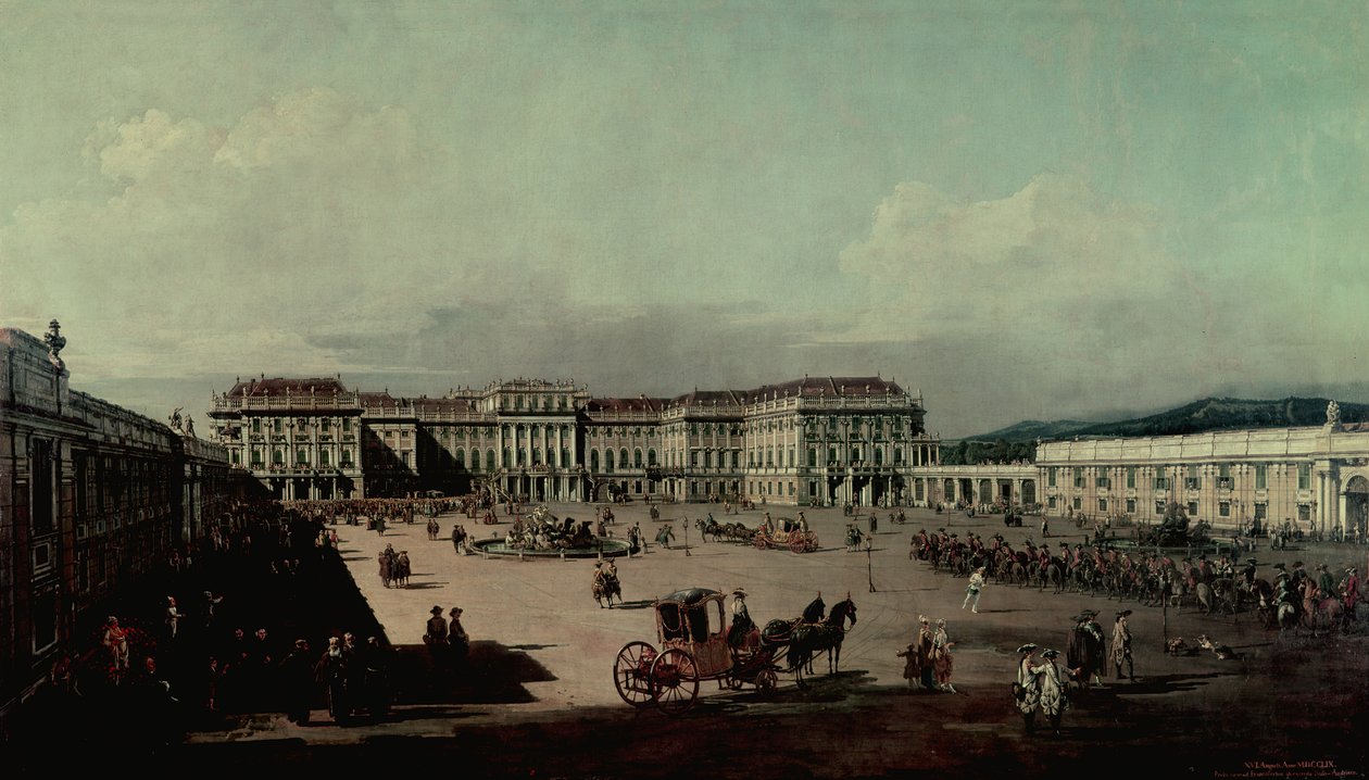Zámek Schönbrunn, 1759-60 od Bernardo Bellotto