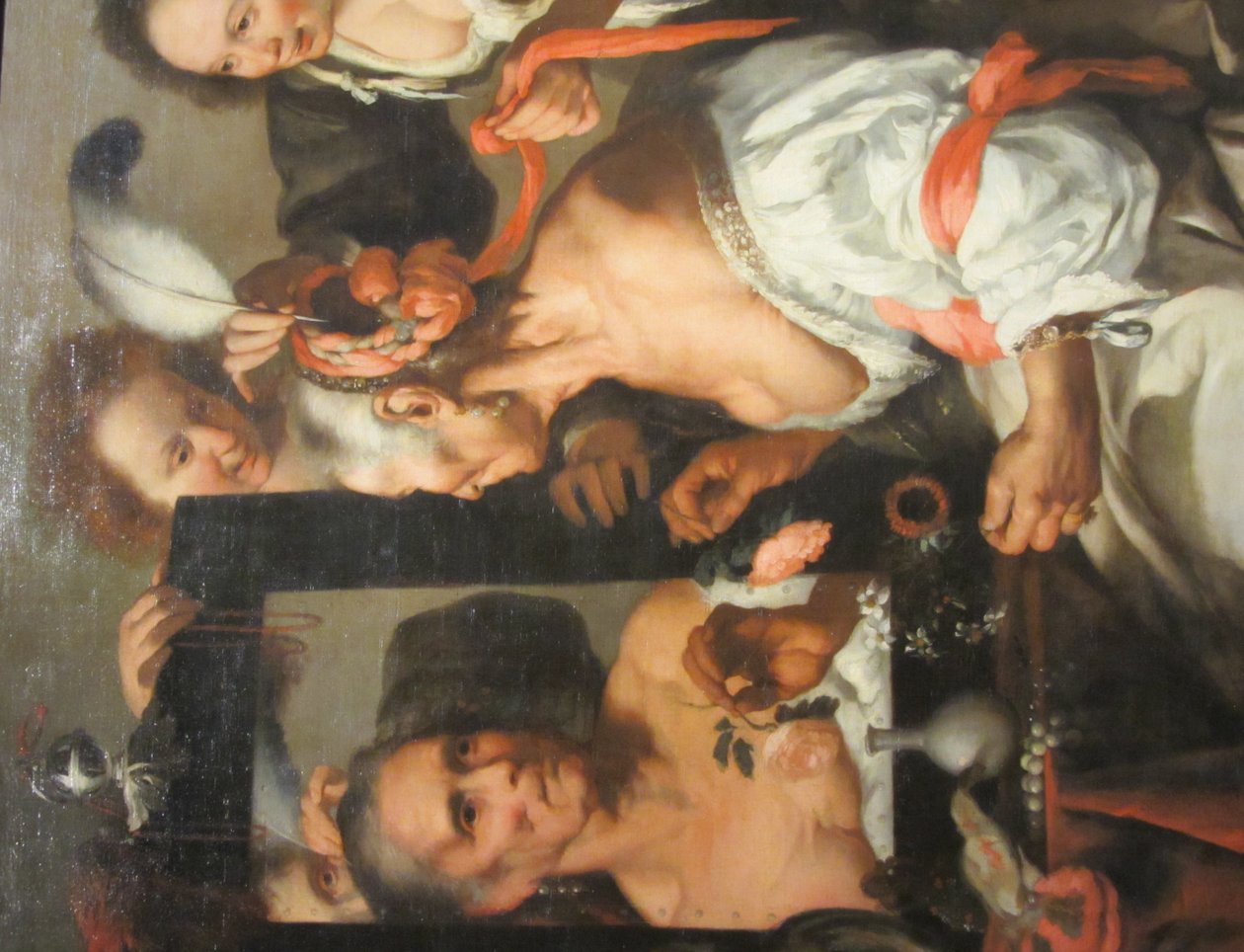 Alegorie pomíjivosti (stará koketa) od Bernardo Strozzi