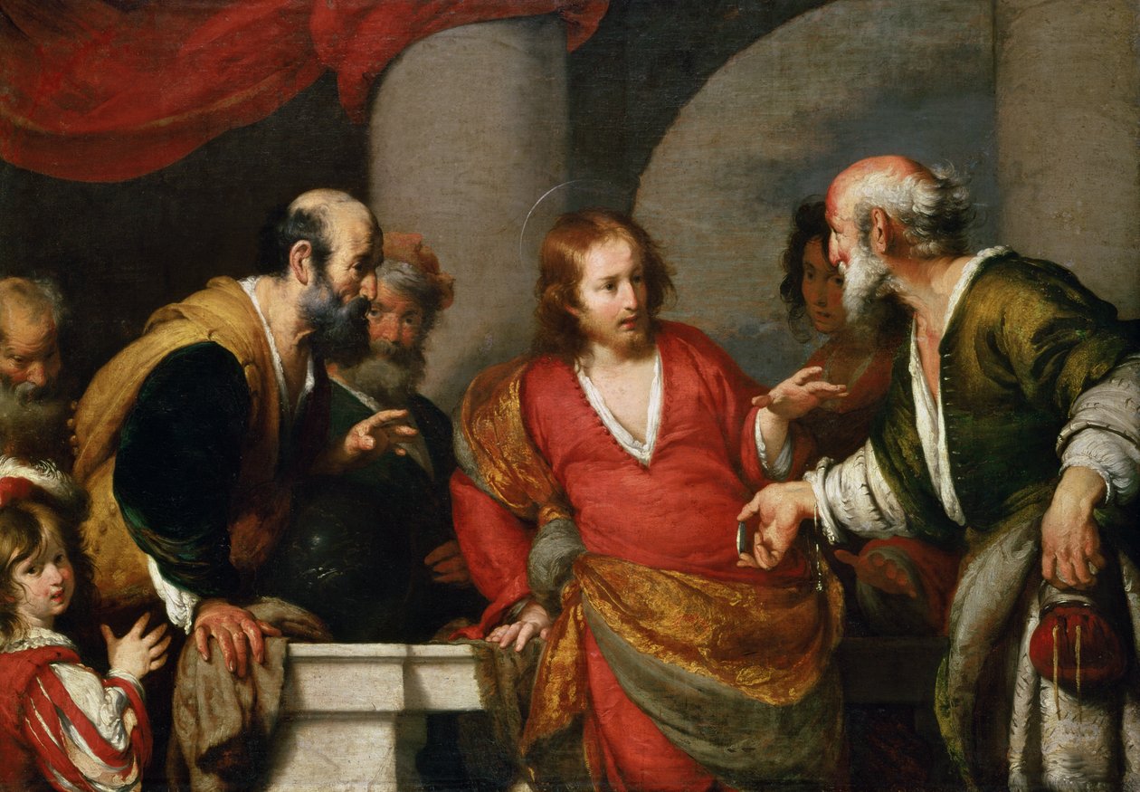 Tribute Money, c.1631 od Bernardo Strozzi