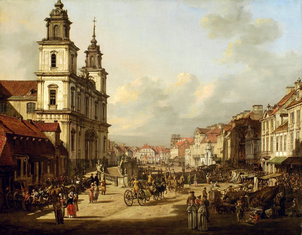 Kříže ve Varšavě. od Bernardo Bellotto