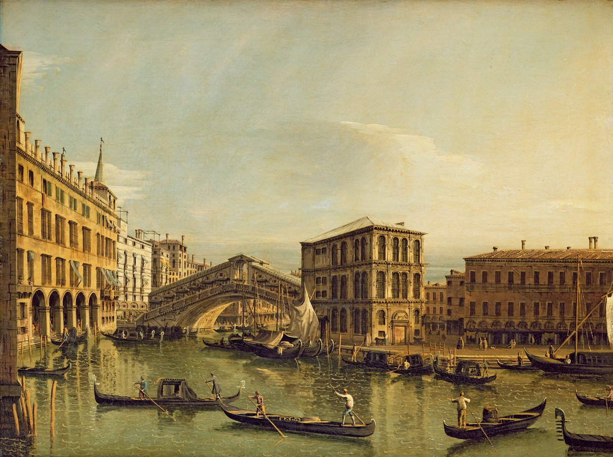 Canal Grande, Benátky od Bernardo Bellotto
