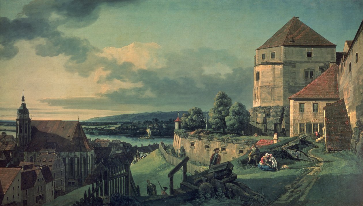 Pohled z hradu (Pohled na Pirnu) od Bernardo Bellotto