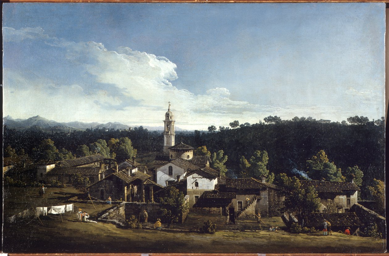 Pohled na Gazzadu od Bernardo Bellotto