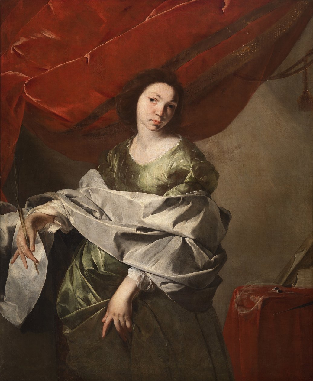 Svatá Lucie, asi 1645-1648. od Bernardo Cavallino