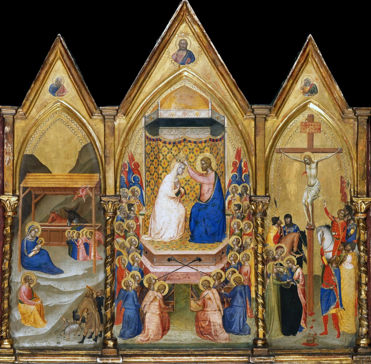 Triptych oltářní obraz od Bernardo Daddi