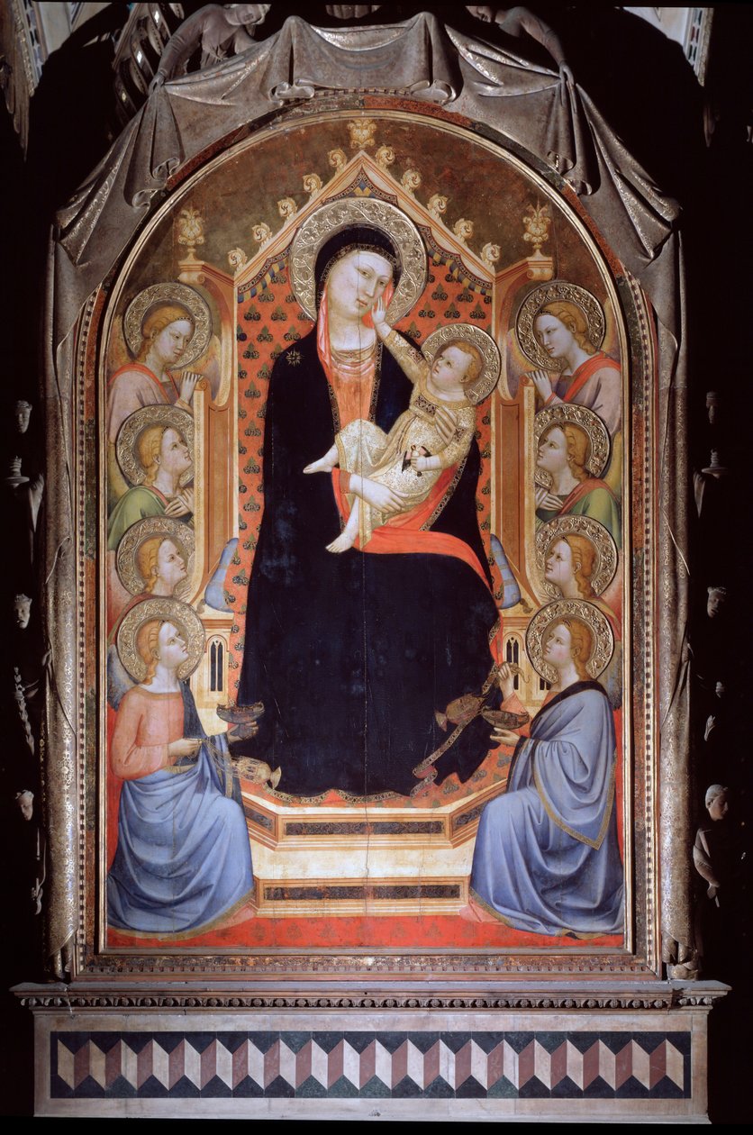 Panna s dítětem (Malba od Bernardo Daddi
