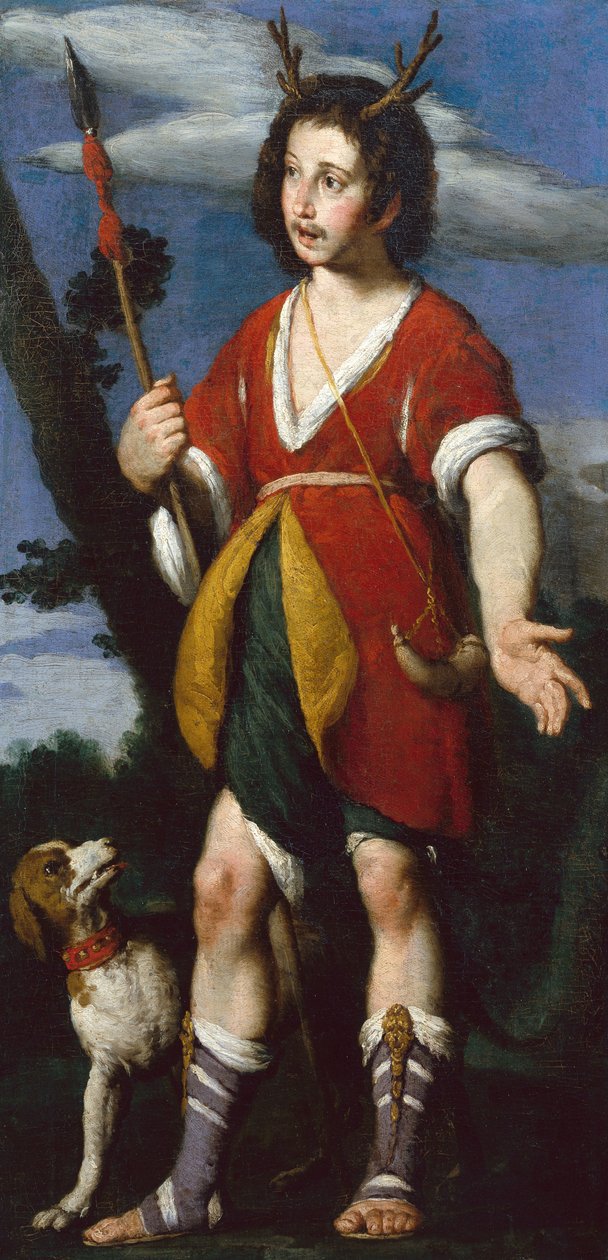 Actaeon (olej na plátně) od Bernardo Strozzi