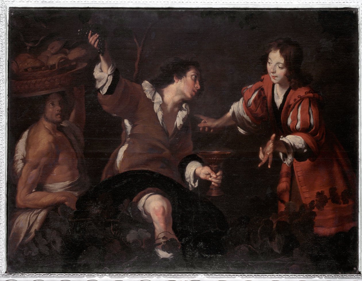 Joseph vykládá sny (olej na plátně od Bernardo Strozzi