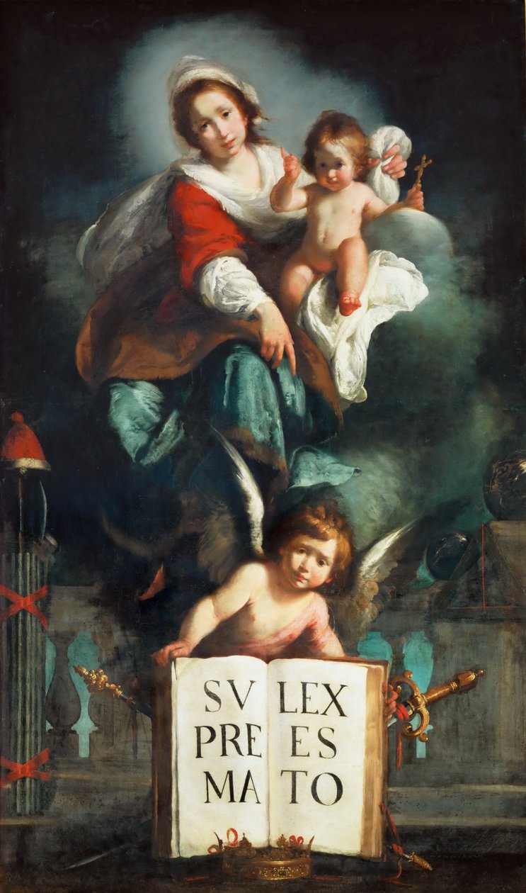 Madona spravedlnosti od Bernardo Strozzi