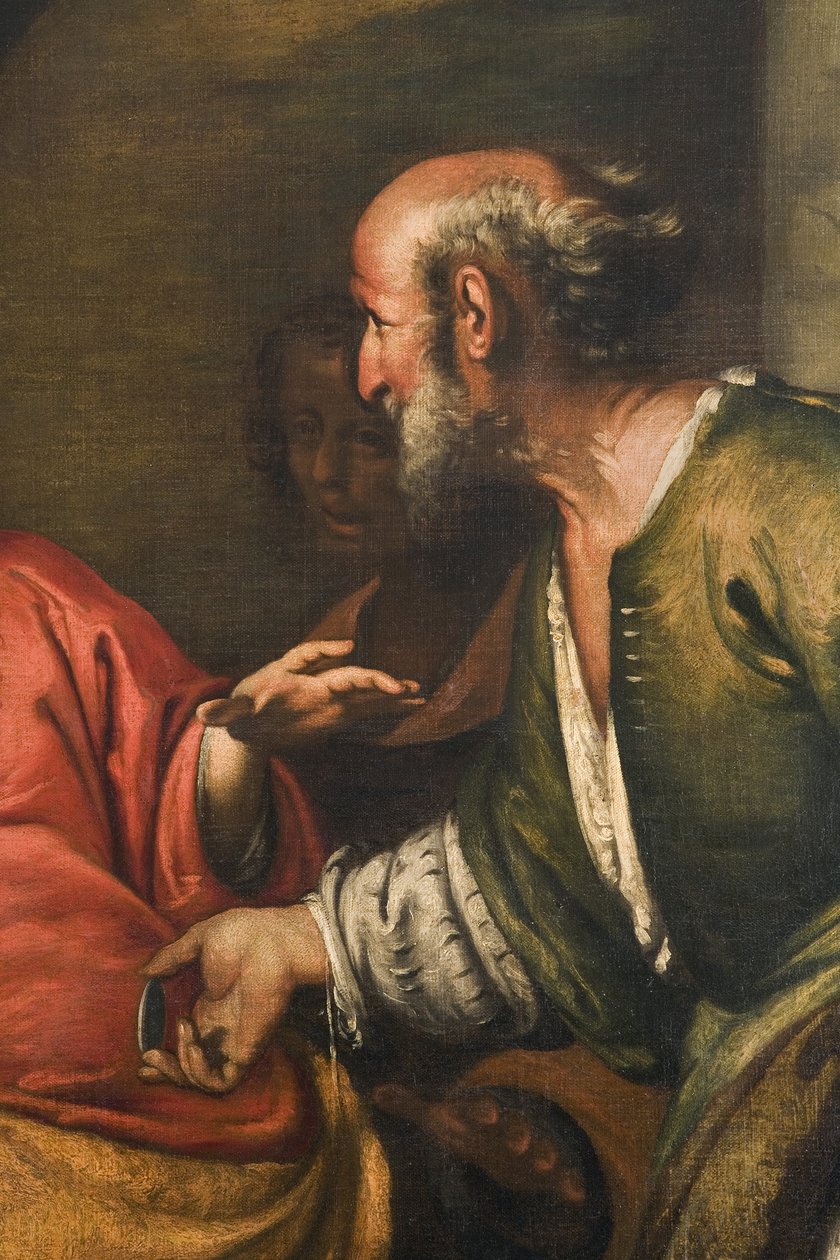 The Tribute Money, c.1631, detail 3496129 od Bernardo Strozzi