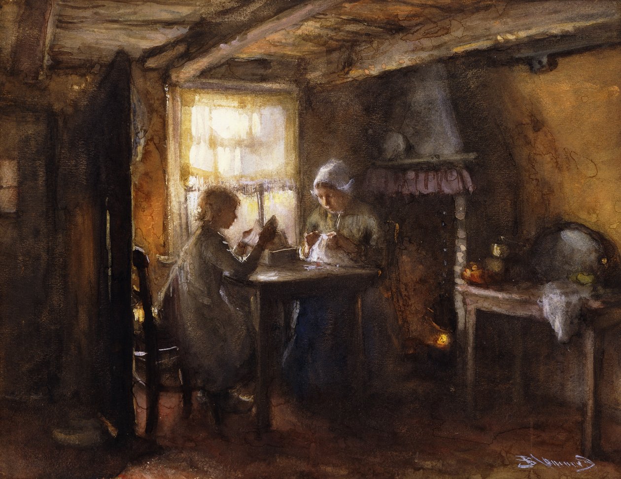 Tiché odpoledne, od Bernardus Johannes Blommers or Bloomers