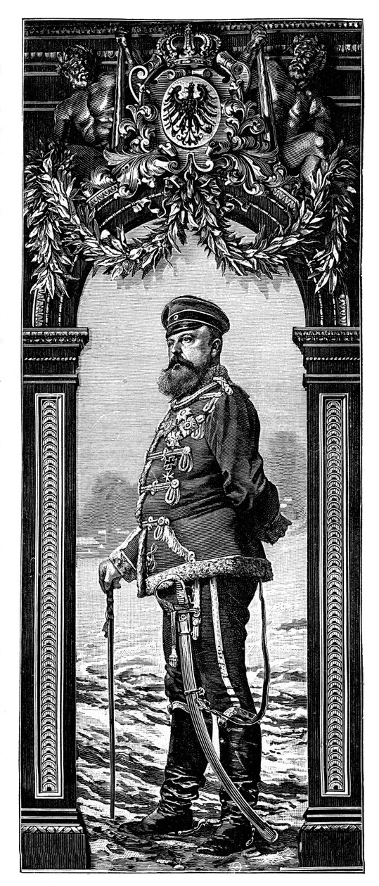 Princ Friedrich Karl Pruský, 1900. od Berner