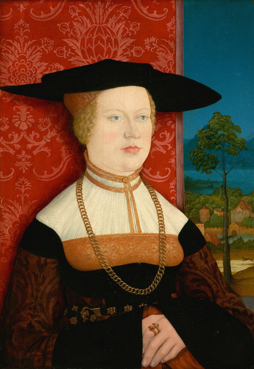 Margarethe Vöhlin, 1527. od Bernhard Strigel