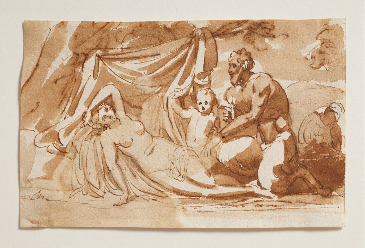 Jupiter jako Satyr a Antiope od Bertel Thorvaldsen