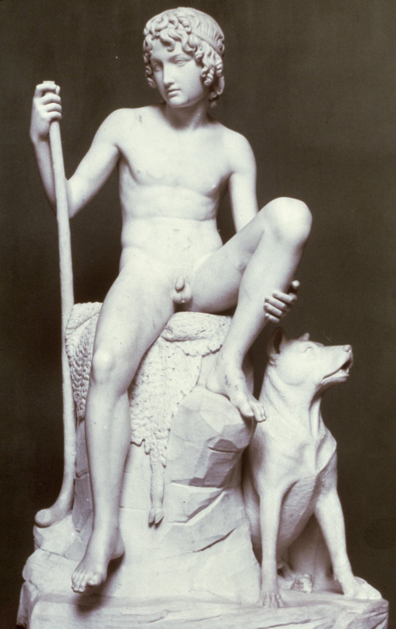 Shepherd Boy, 1817 (mramor) od Bertel Thorvaldsen