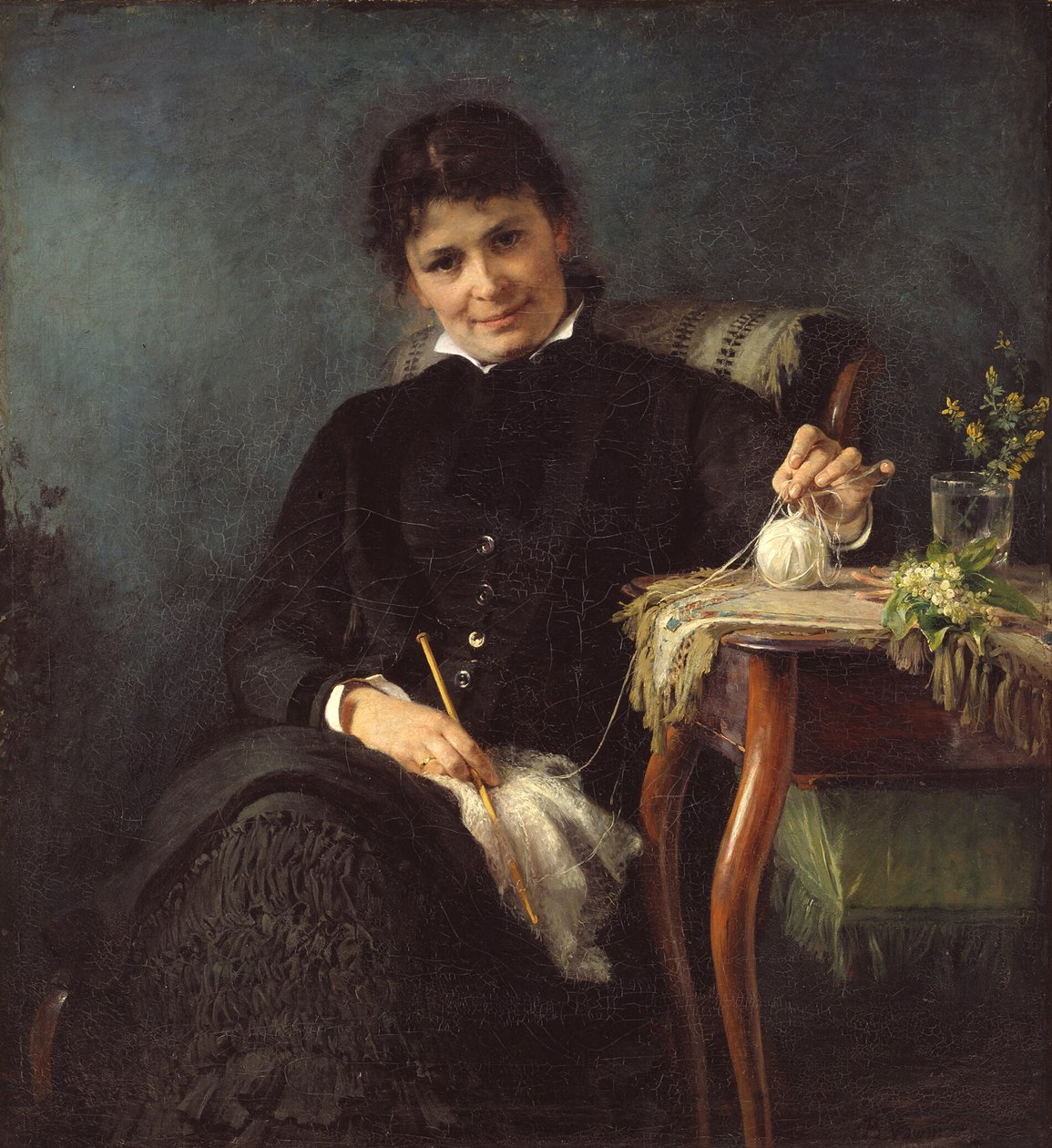 Madam Anna Seekampová, Umělcova sestra od Bertha Wegmann