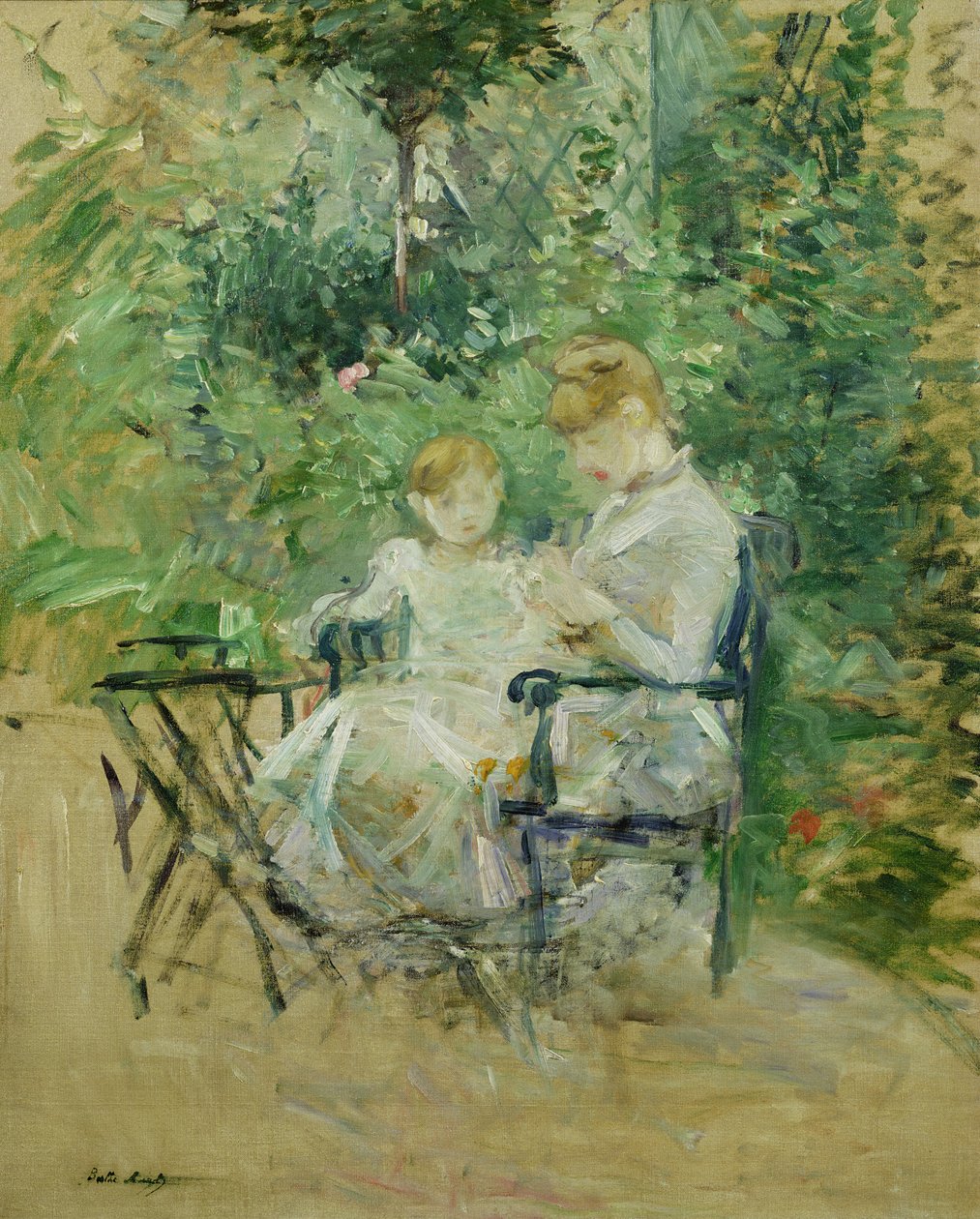 V zahradě, kolem roku 1885 od Berthe Morisot