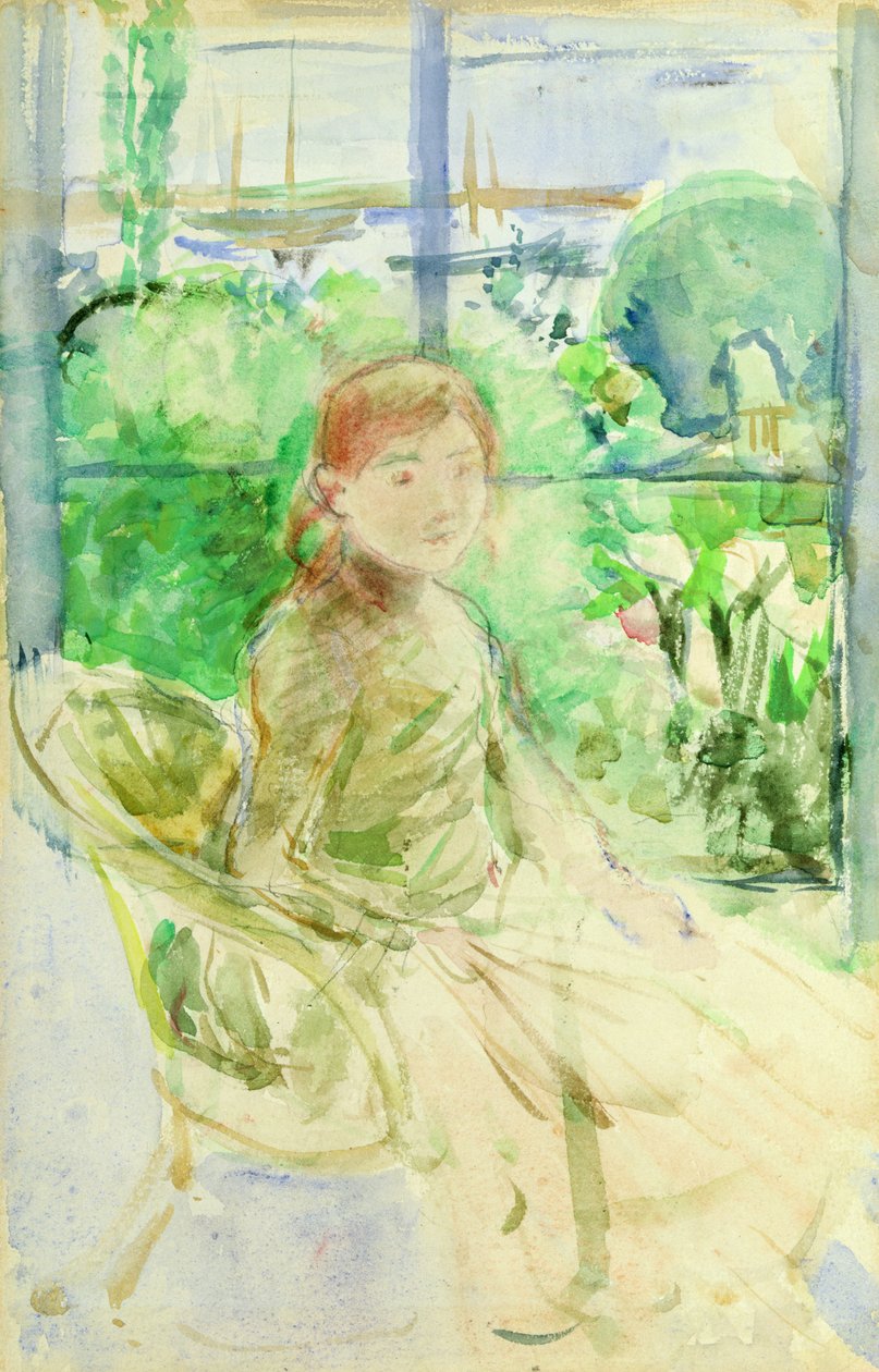 Interiér chaty, 1886 od Berthe Morisot