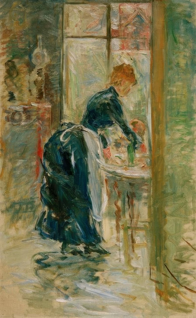 Malá služka od Berthe Morisot