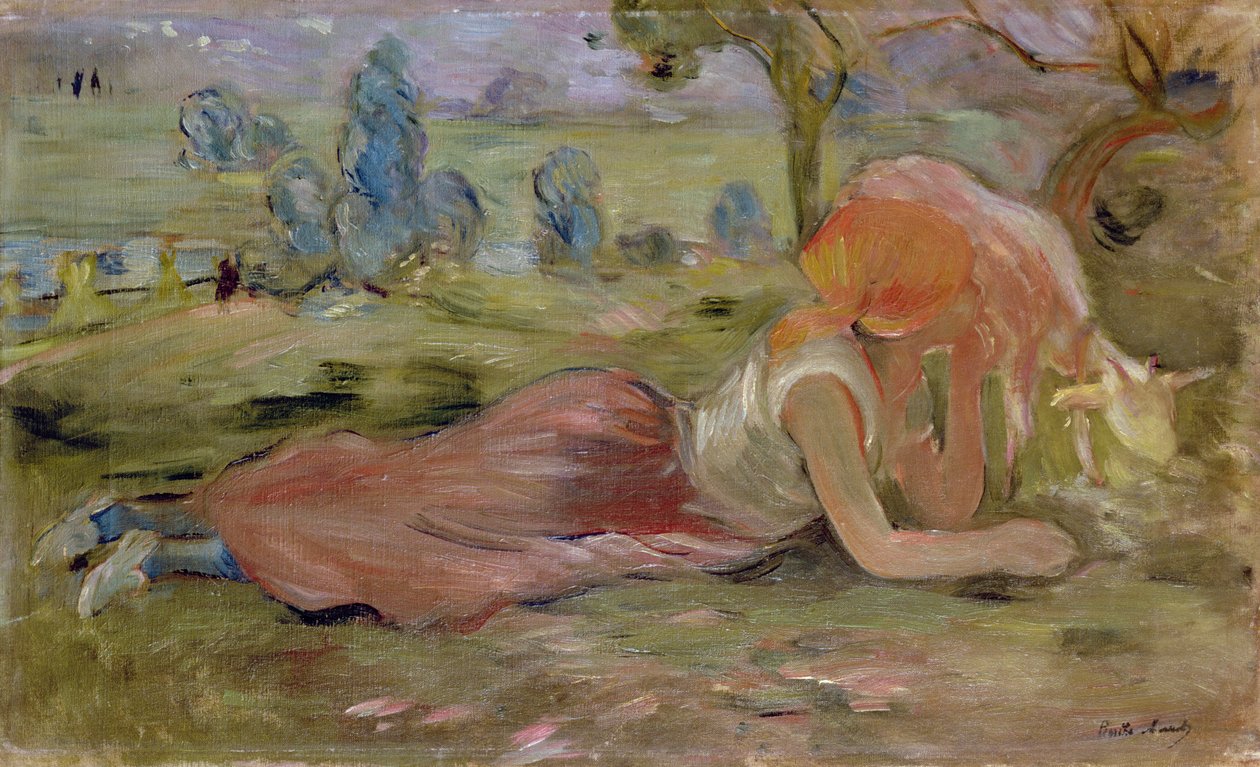 The Goatherd, 1891 od Berthe Morisot