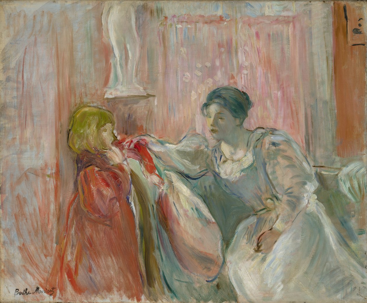 Mladá žena a dítě, 1894 od Berthe Morisot