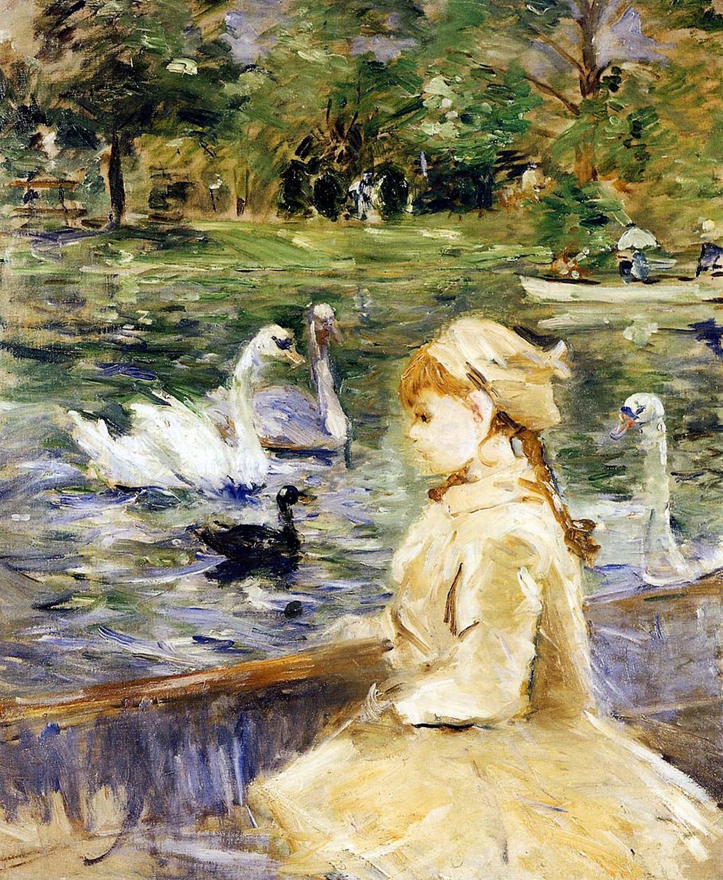 Plavba mladé dívky, 1884 od Berthe Morisot