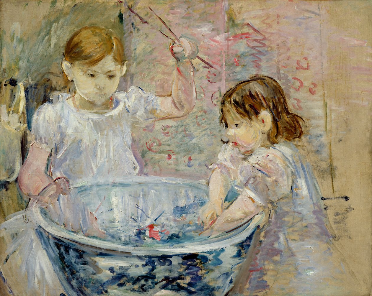 Děti v povodí, 1886 od Berthe Morisot